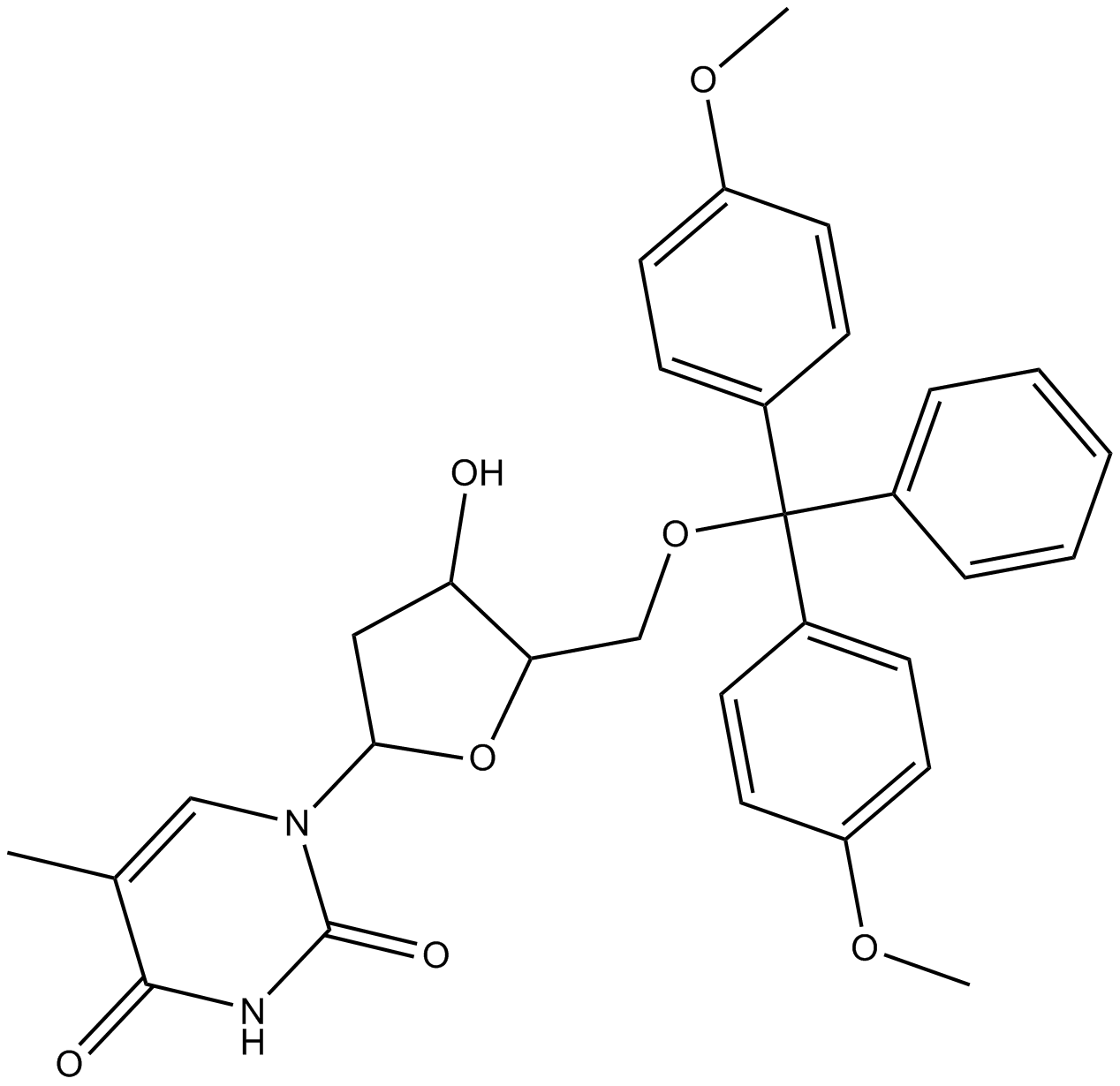 DMT-T  Chemical Structure