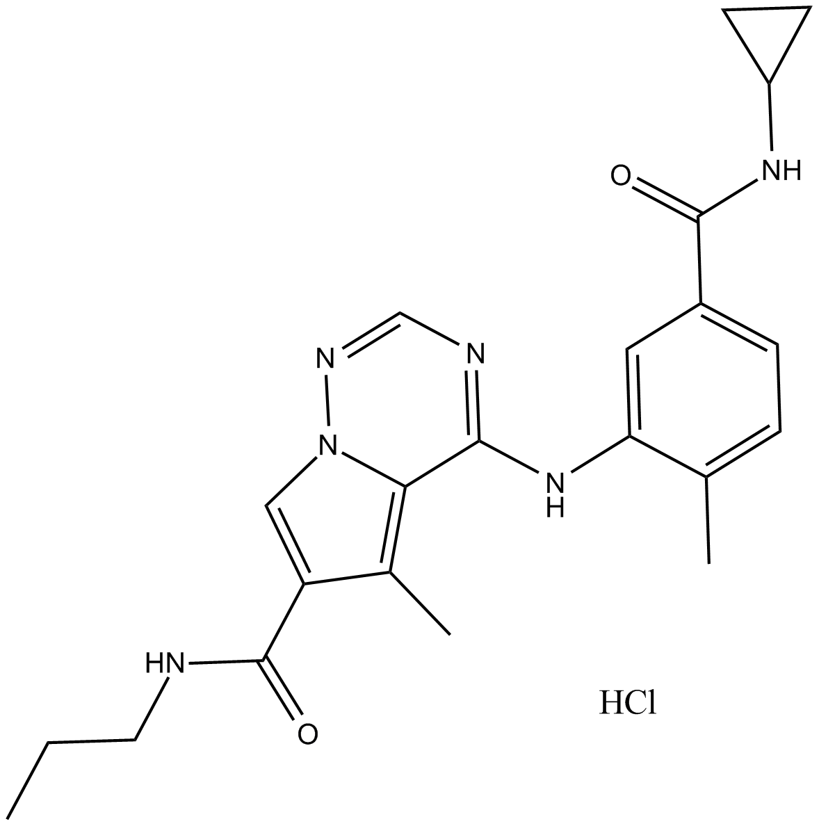 BMS-582949 hydrochloride  Chemical Structure