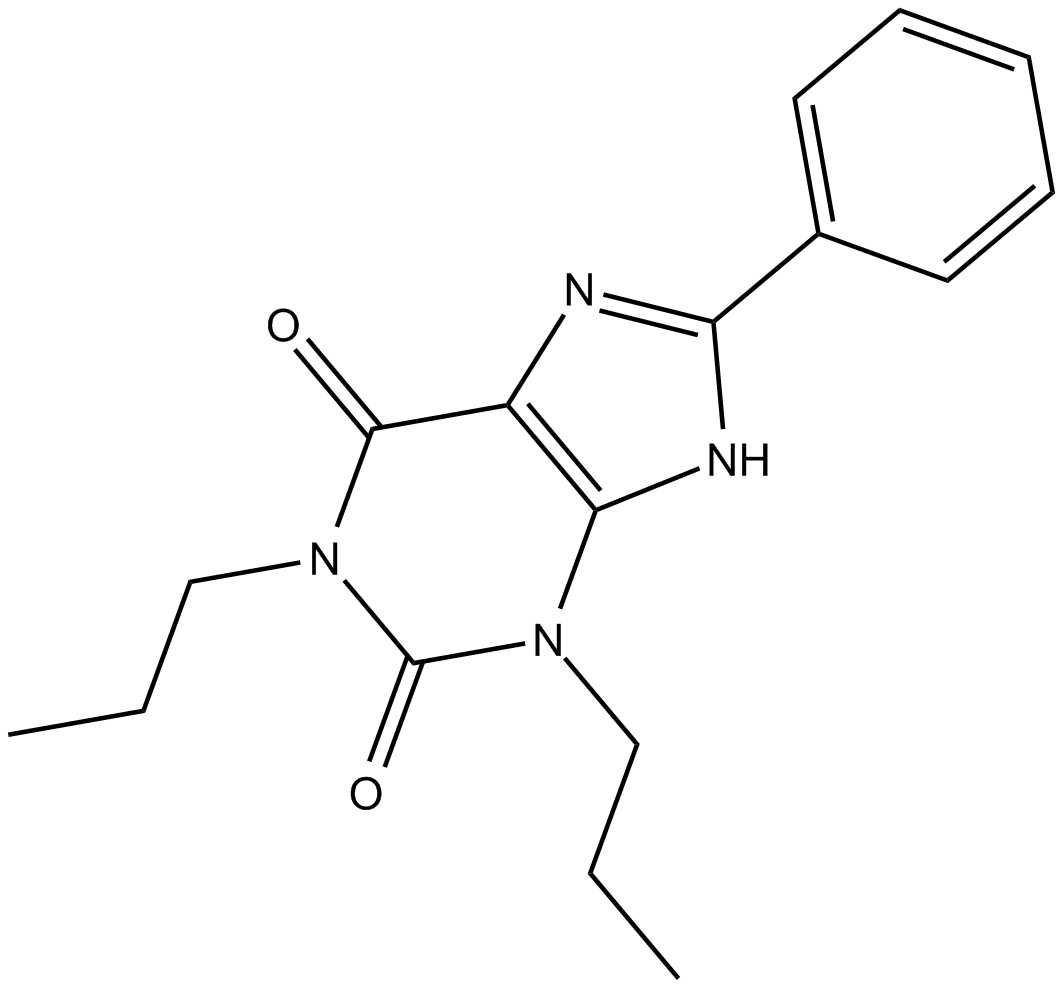 1,3-Dipropyl-8-phenylxanthine  Chemical Structure