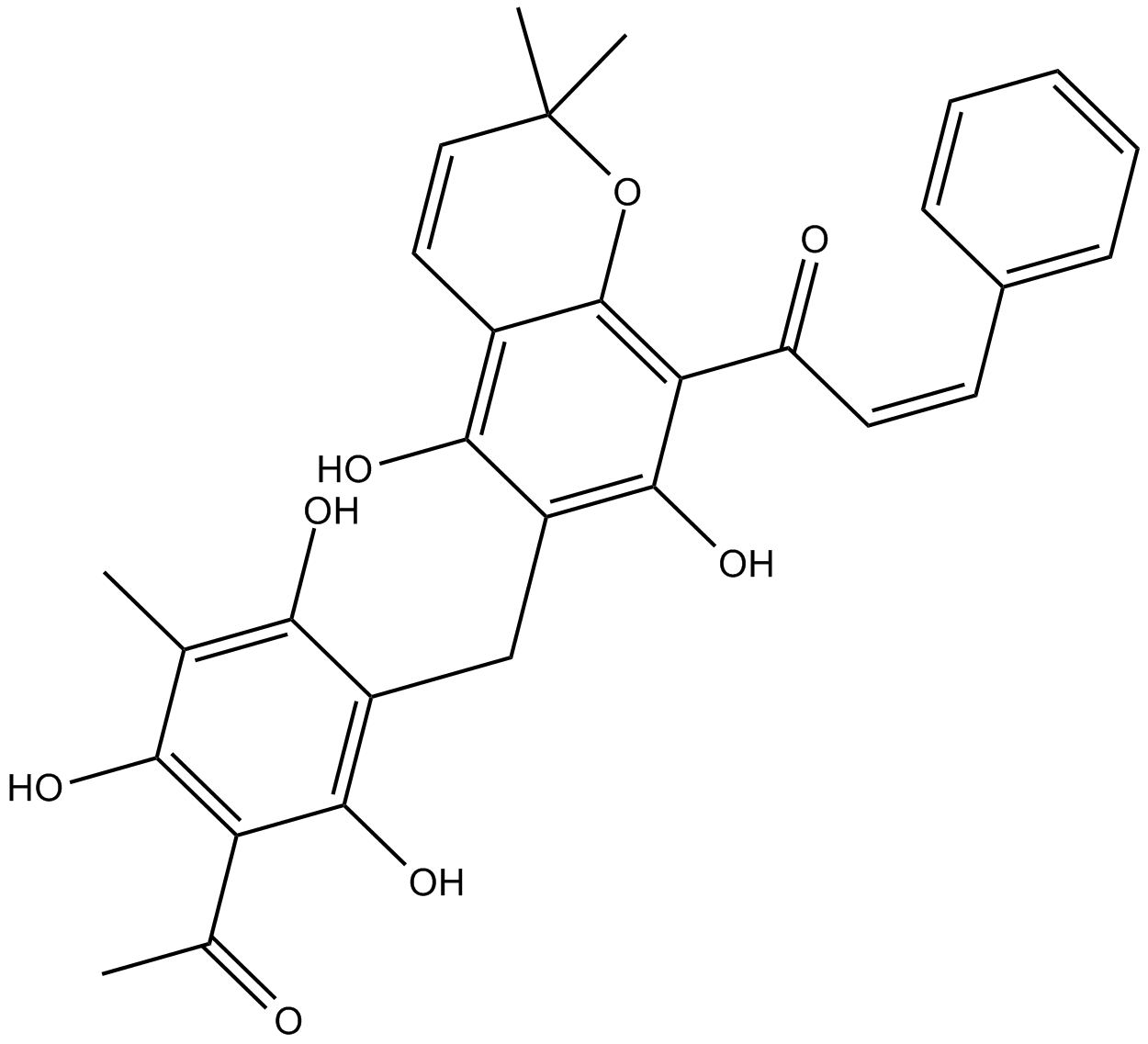 Rottlerin  Chemical Structure