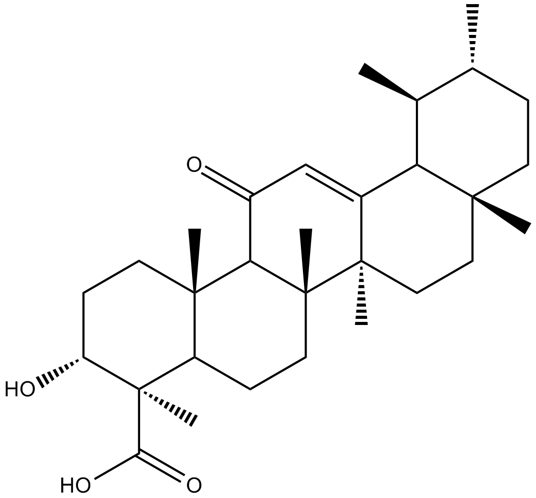 11-keto-β-Boswellic Acid  Chemical Structure