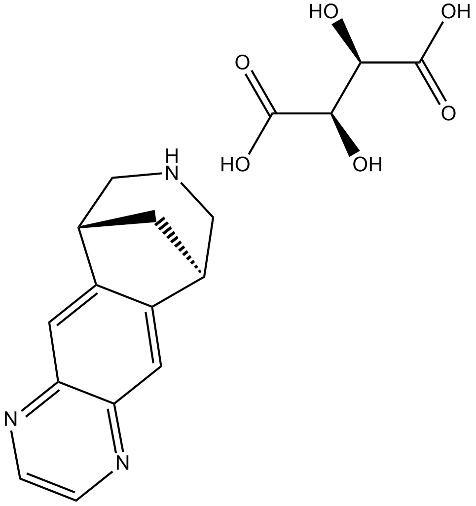 Varenicline Tartrate  Chemical Structure