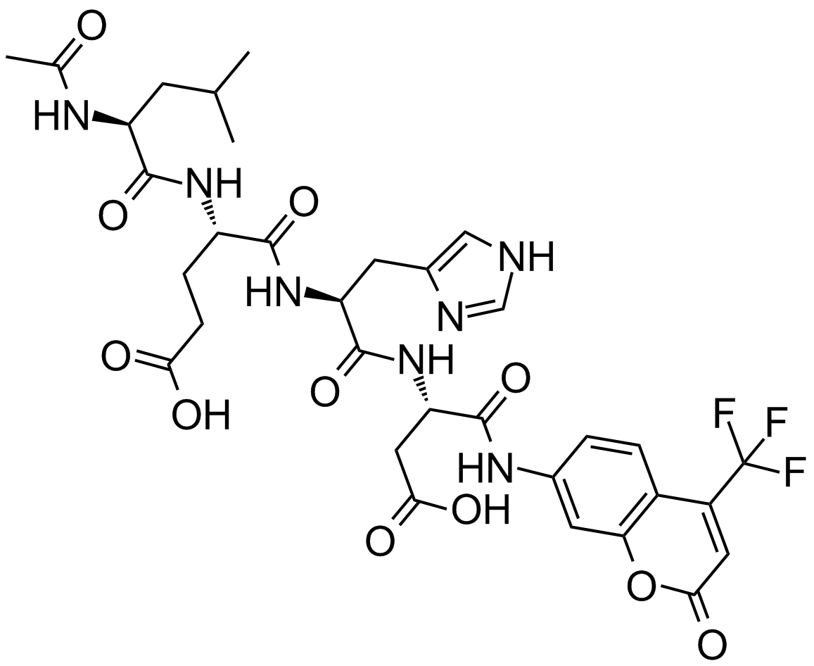 Ac-LEHD-AFC  Chemical Structure