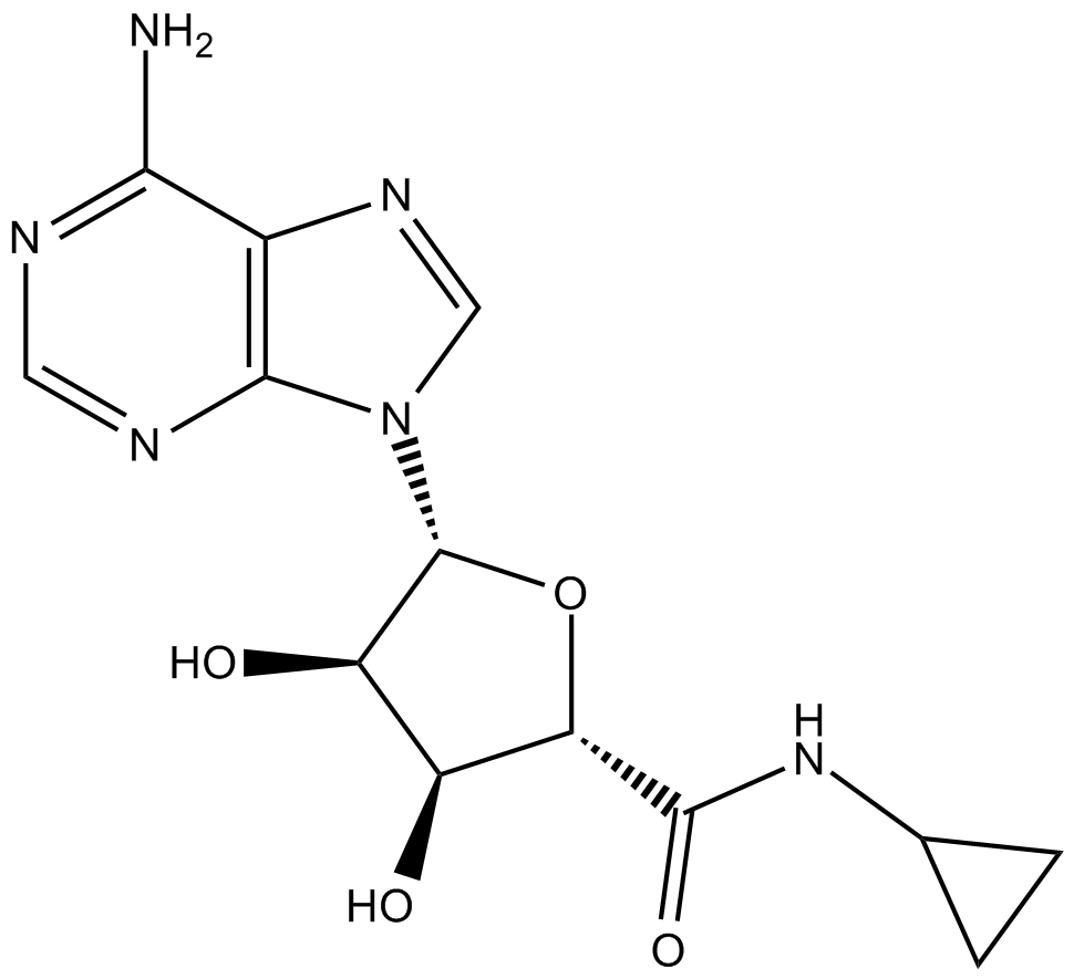 5'-(N-Cyclopropyl)carboxamidoadenosine  Chemical Structure