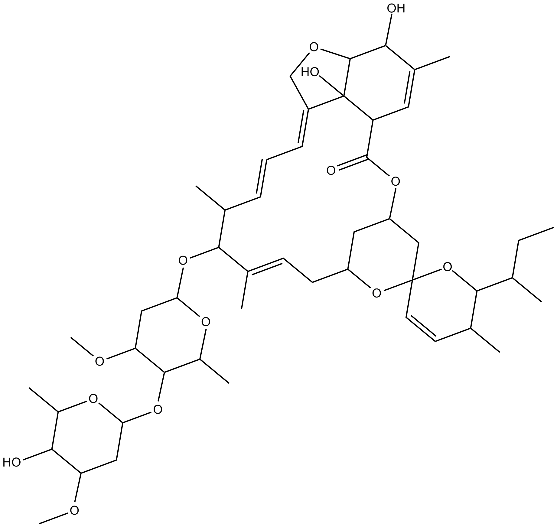 Avermectin B1  Chemical Structure
