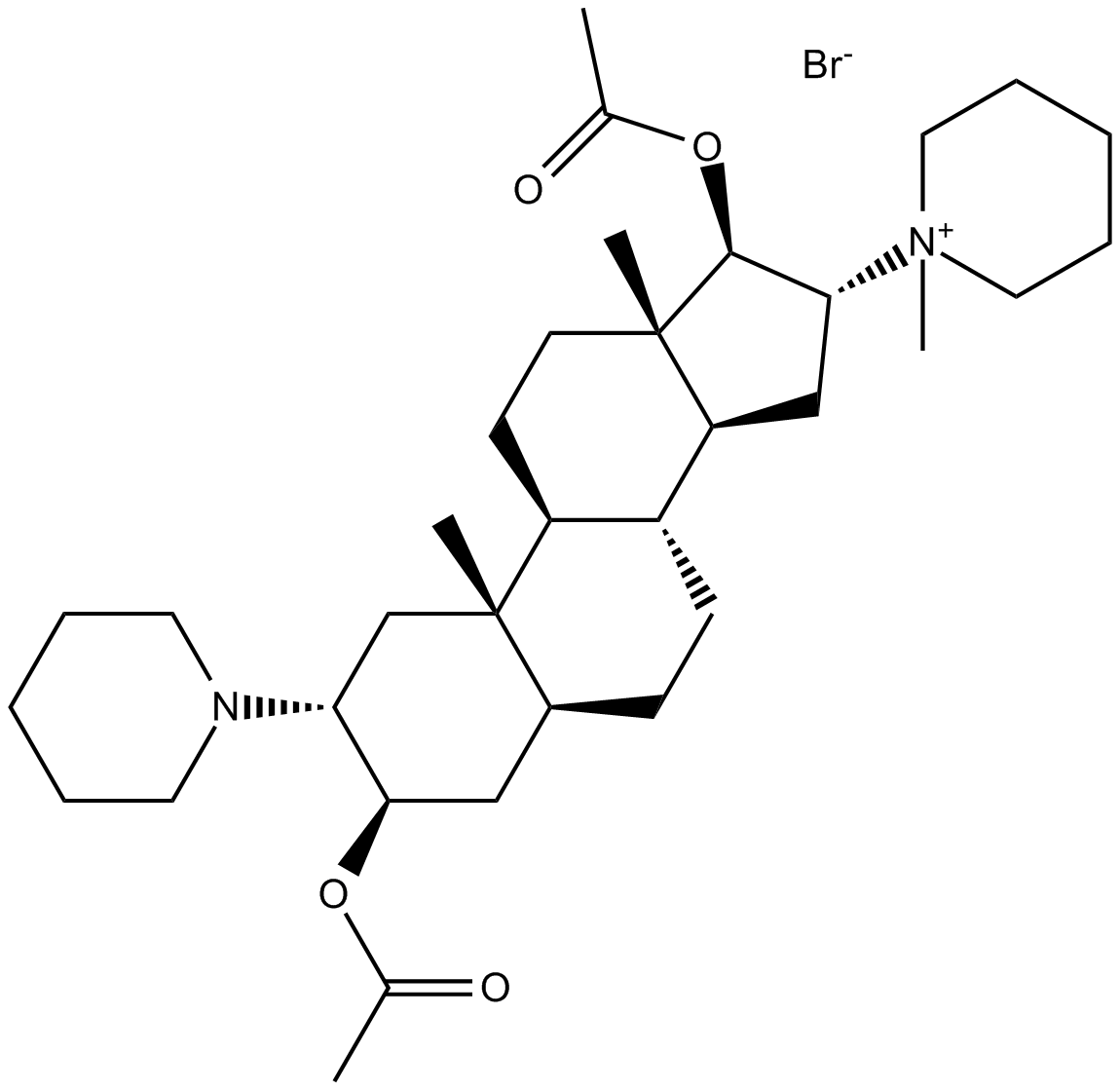 Vecuronium Bromide  Chemical Structure