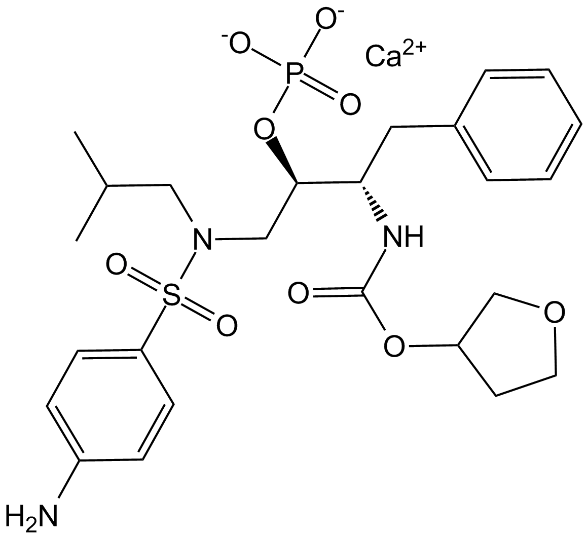 Fosamprenavir Calcium Salt  Chemical Structure