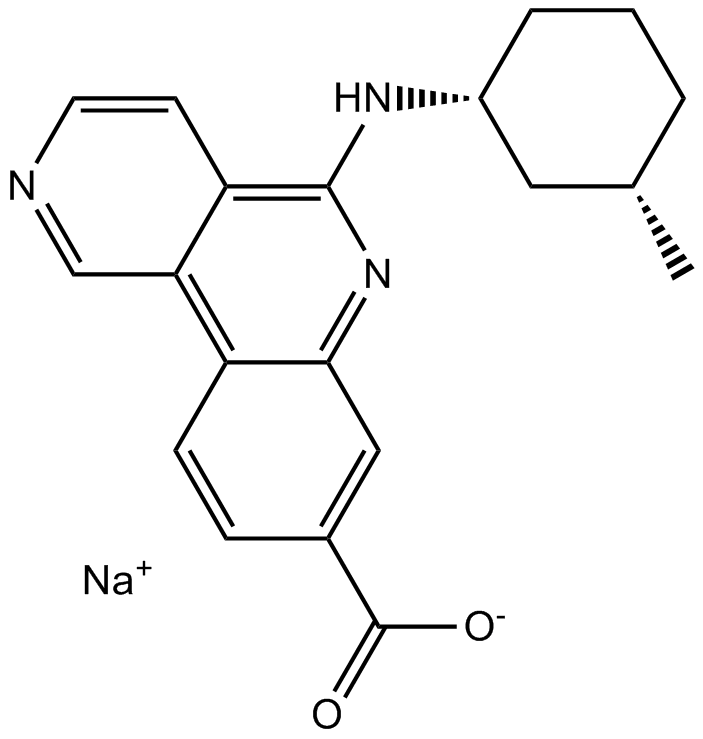 CX-4945 sodium salt  Chemical Structure