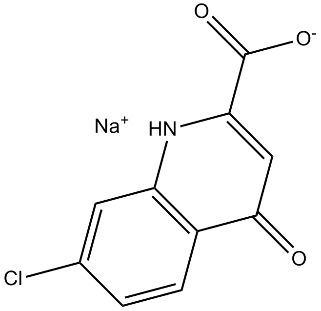 7-Chlorokynurenic acid sodium salt  Chemical Structure