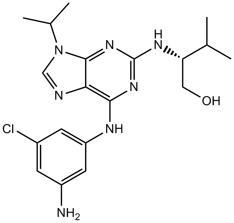 Aminopurvalanol A  Chemical Structure