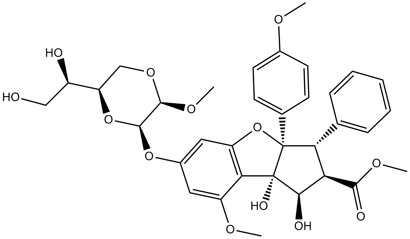 Silvestrol  Chemical Structure