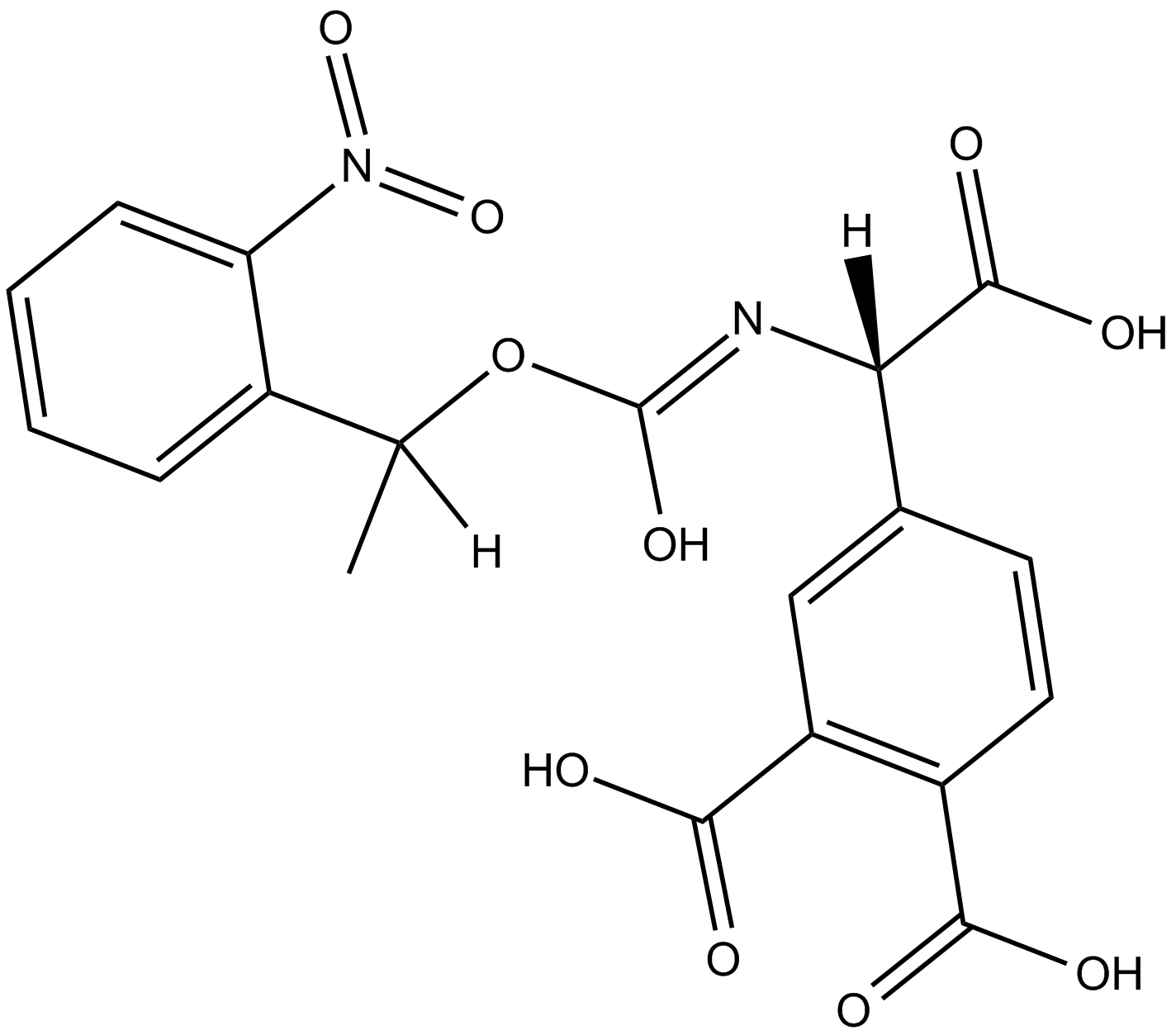NPEC-caged-(S)-3,4-DCPG  Chemical Structure