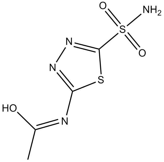 Acetazolamide  Chemical Structure