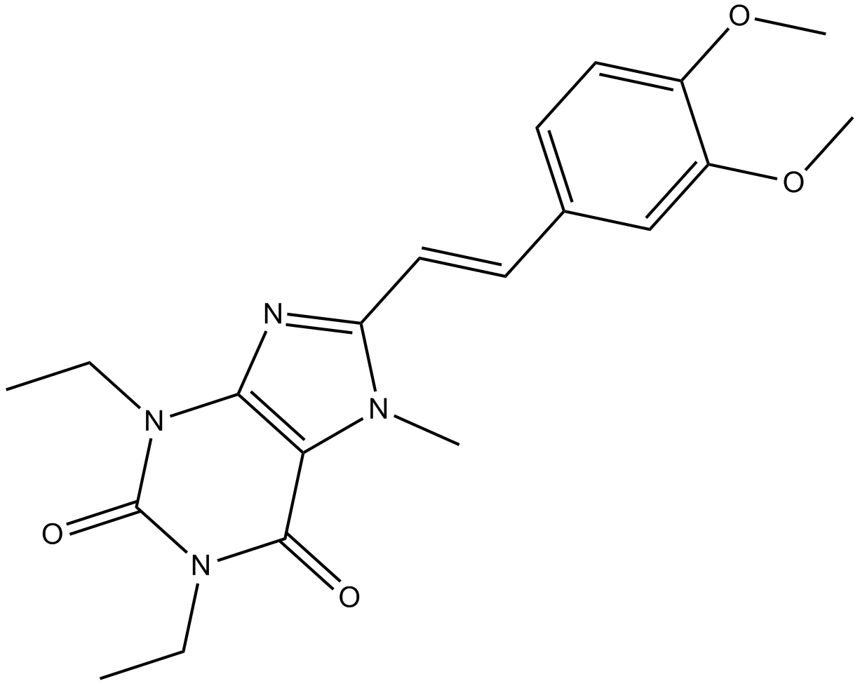 Istradefylline(KW-6002)  Chemical Structure