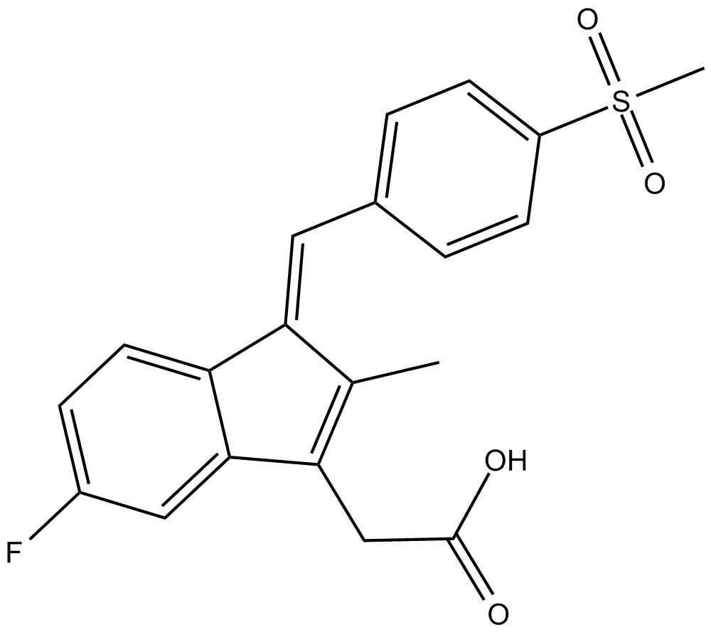 Sulindac sulfone Chemical Structure