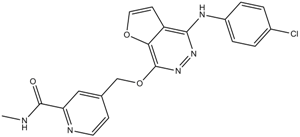 Telatinib (BAY 57-9352)  Chemical Structure