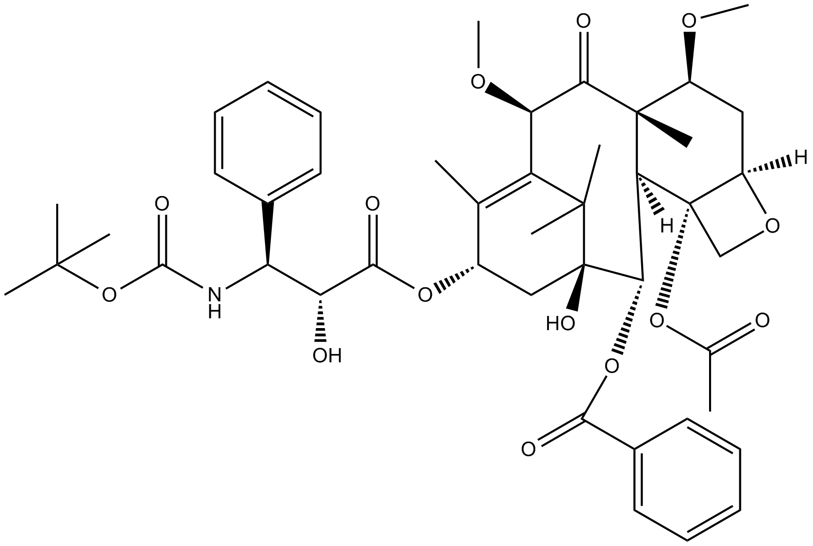 Cabazitaxel  Chemical Structure