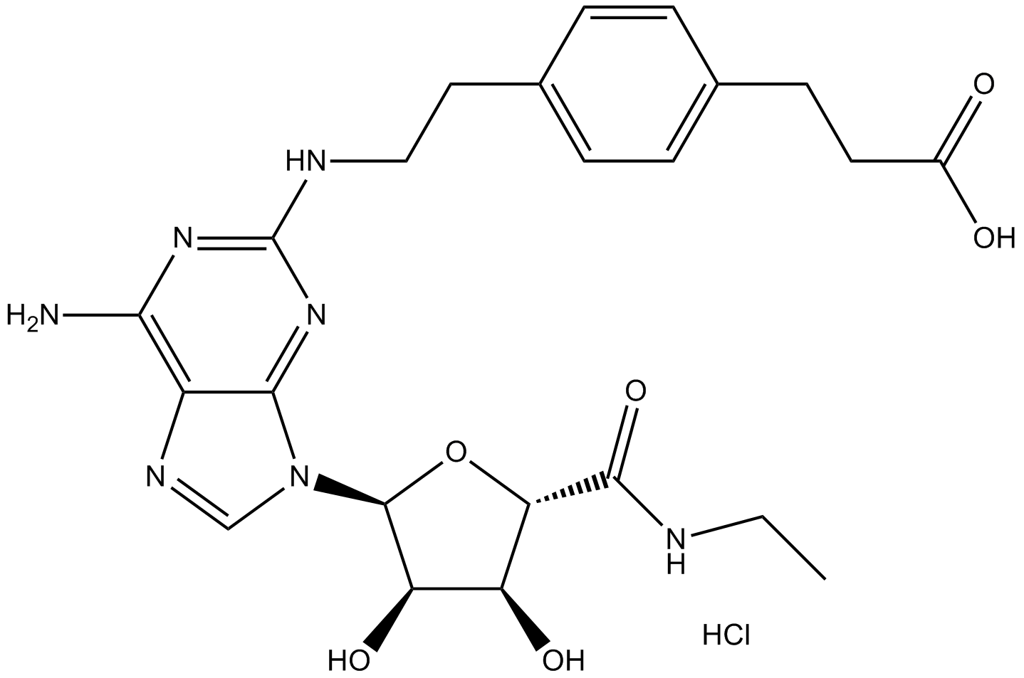 CGS 21680 HCl  Chemical Structure