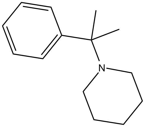 2-Phenyl-2-(1-piperidinyl)propane  Chemical Structure
