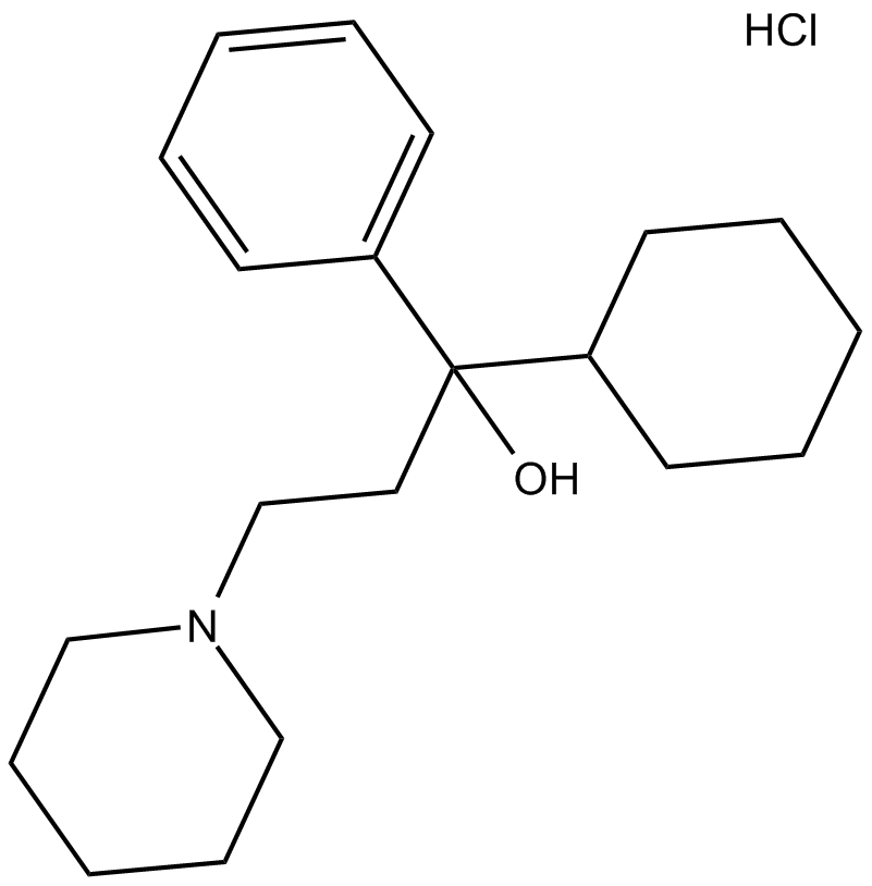 Trihexyphenidyl hydrochloride  Chemical Structure