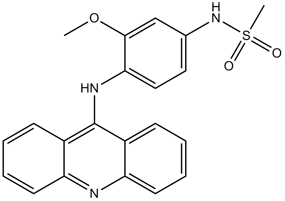 Amsacrine  Chemical Structure