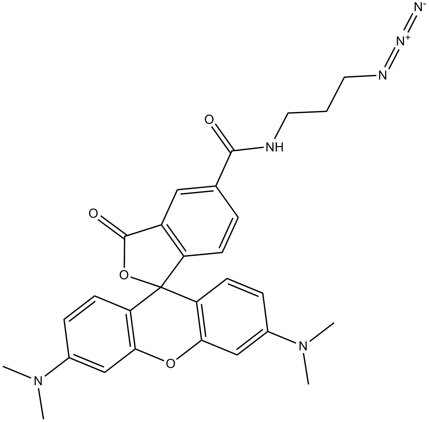TAMRA azide, 5- isomer  Chemical Structure