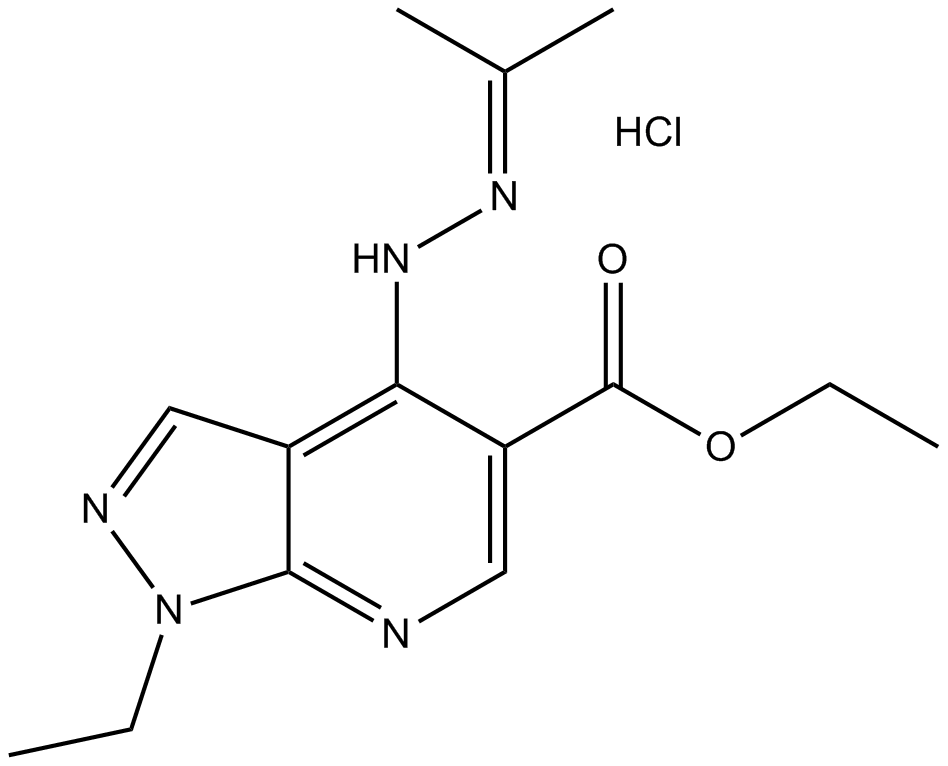 Etazolate hydrochloride  Chemical Structure
