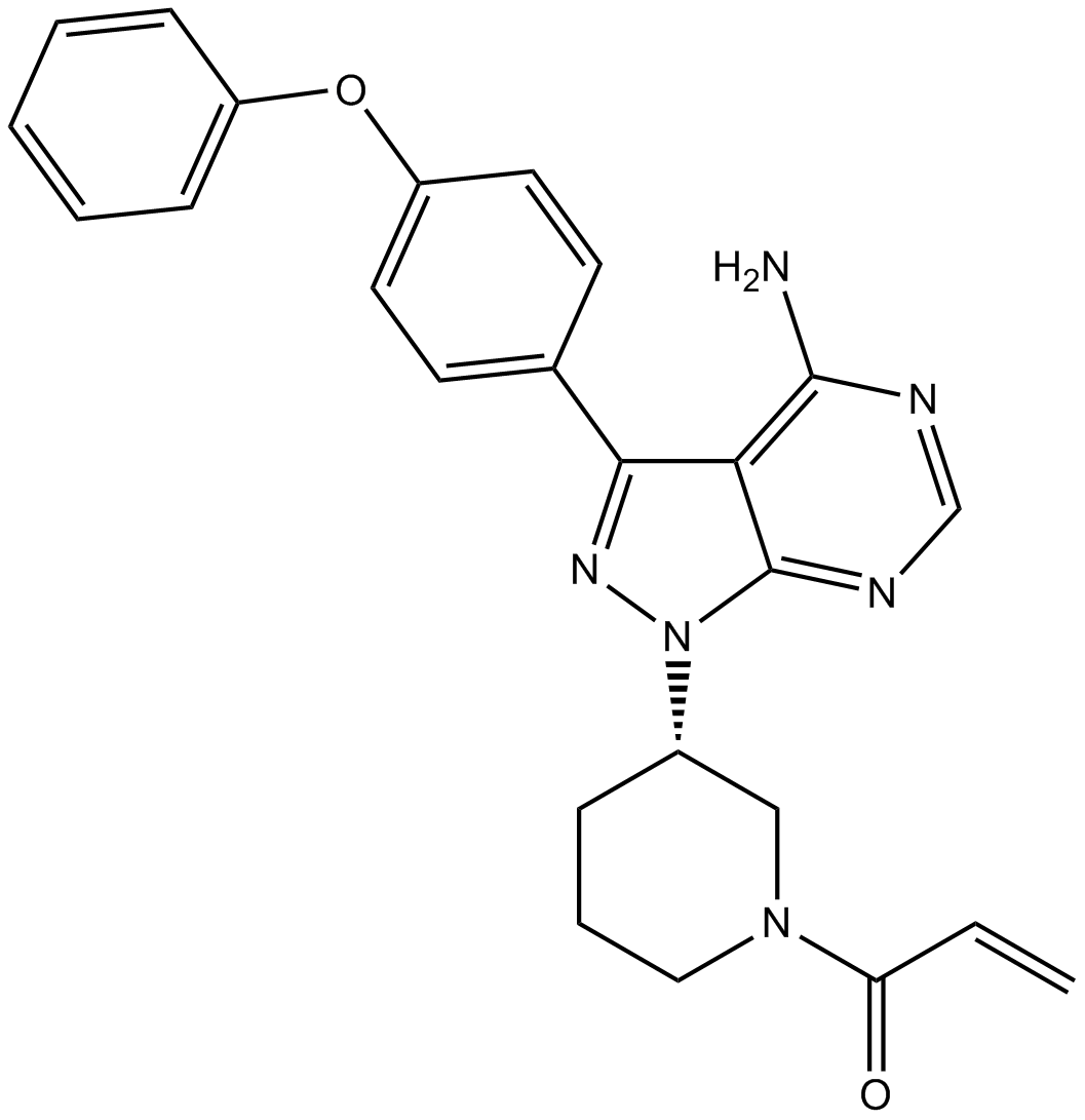 PCI-32765 Racemate  Chemical Structure