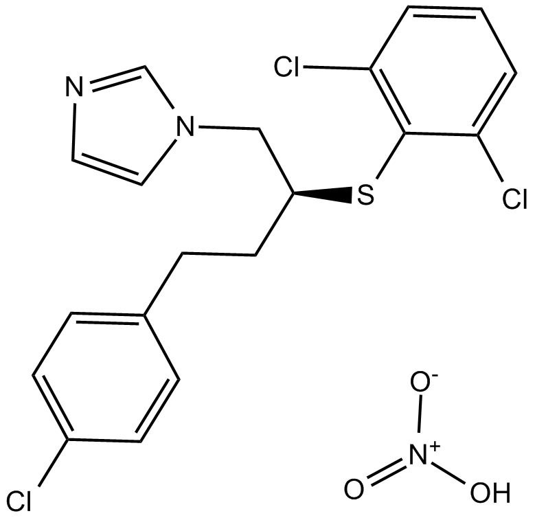 Butoconazole nitrate  Chemical Structure