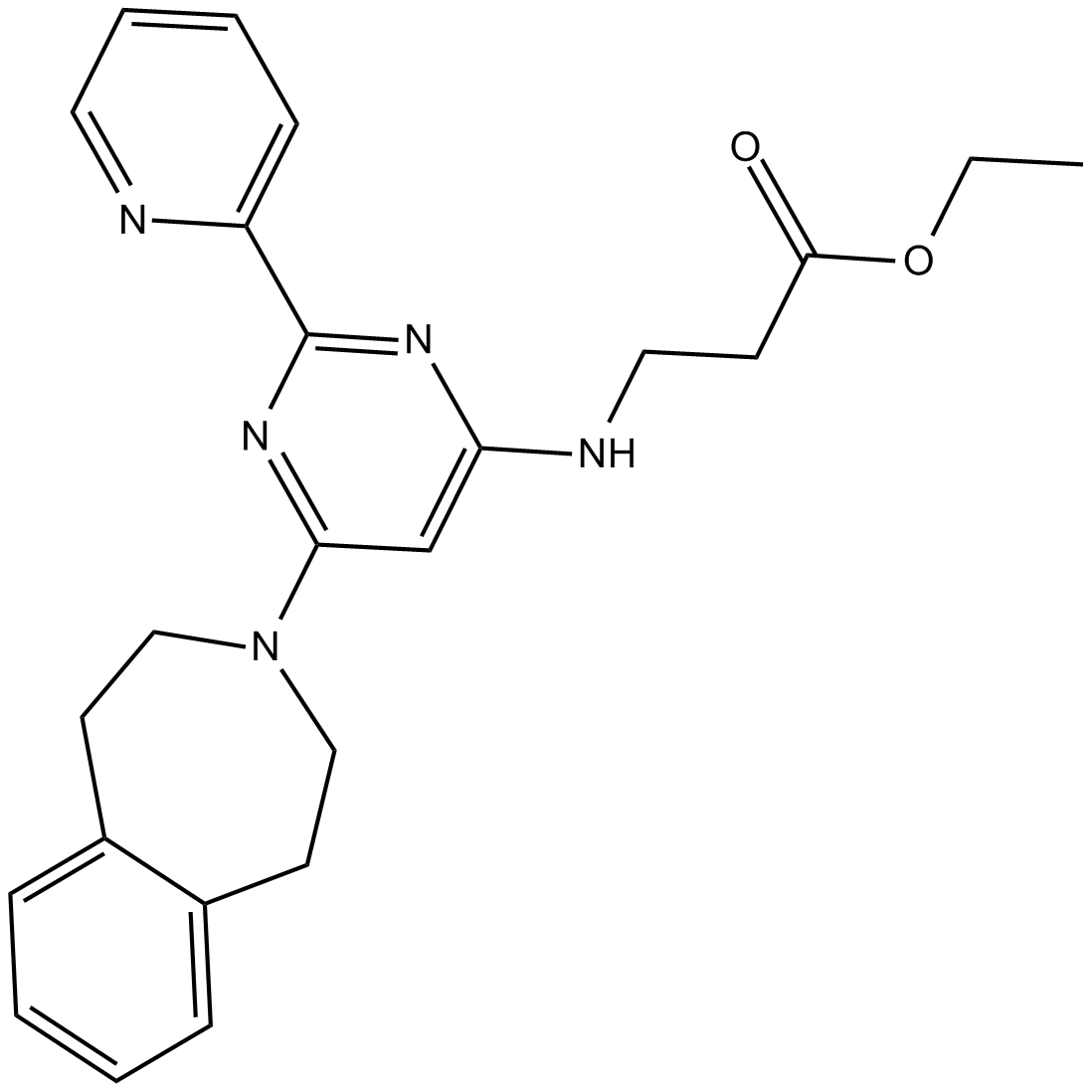GSK J4 free base  Chemical Structure