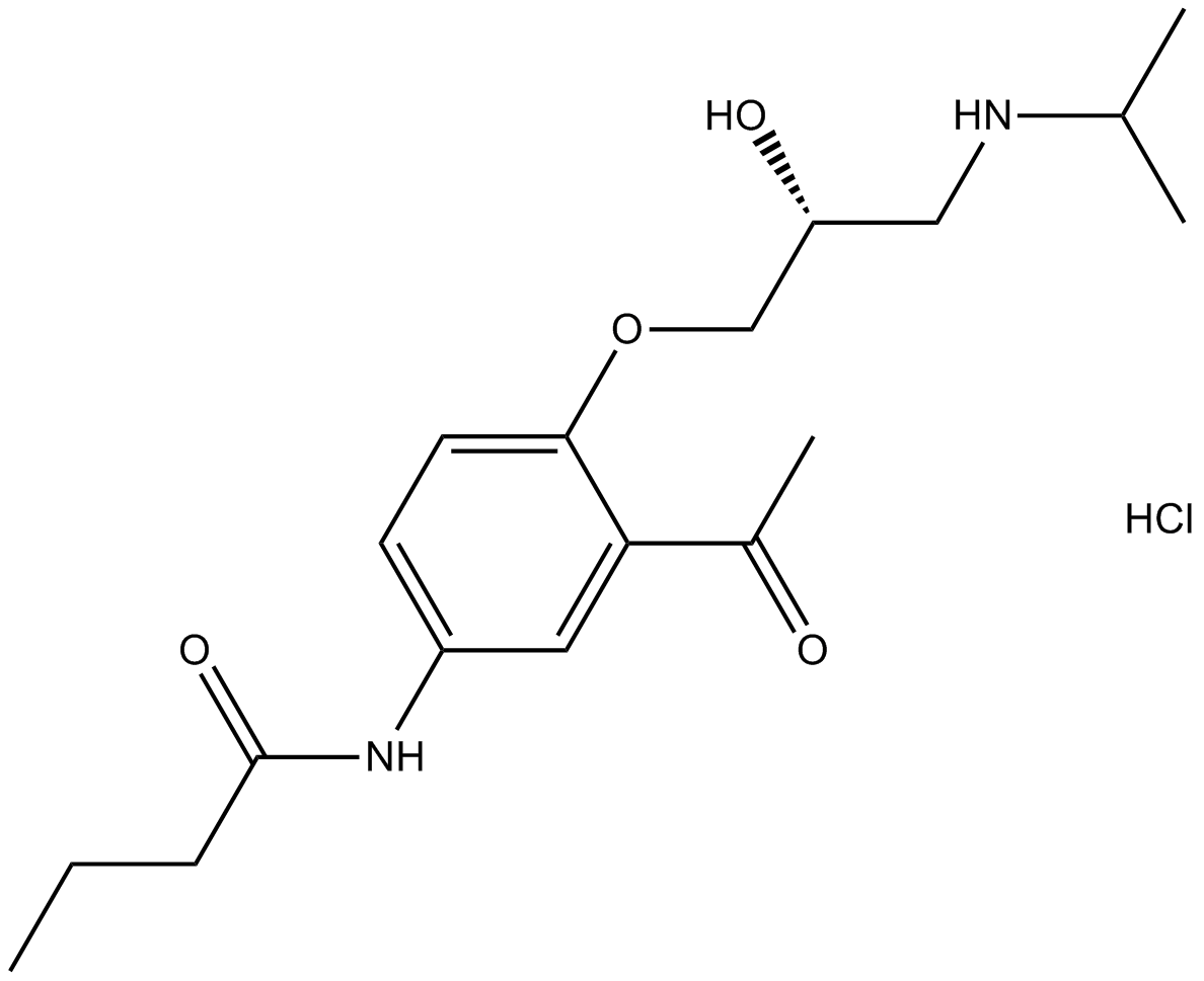 Acebutolol HCl  Chemical Structure