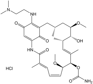17-DMAG (Alvespimycin) HCl  Chemical Structure