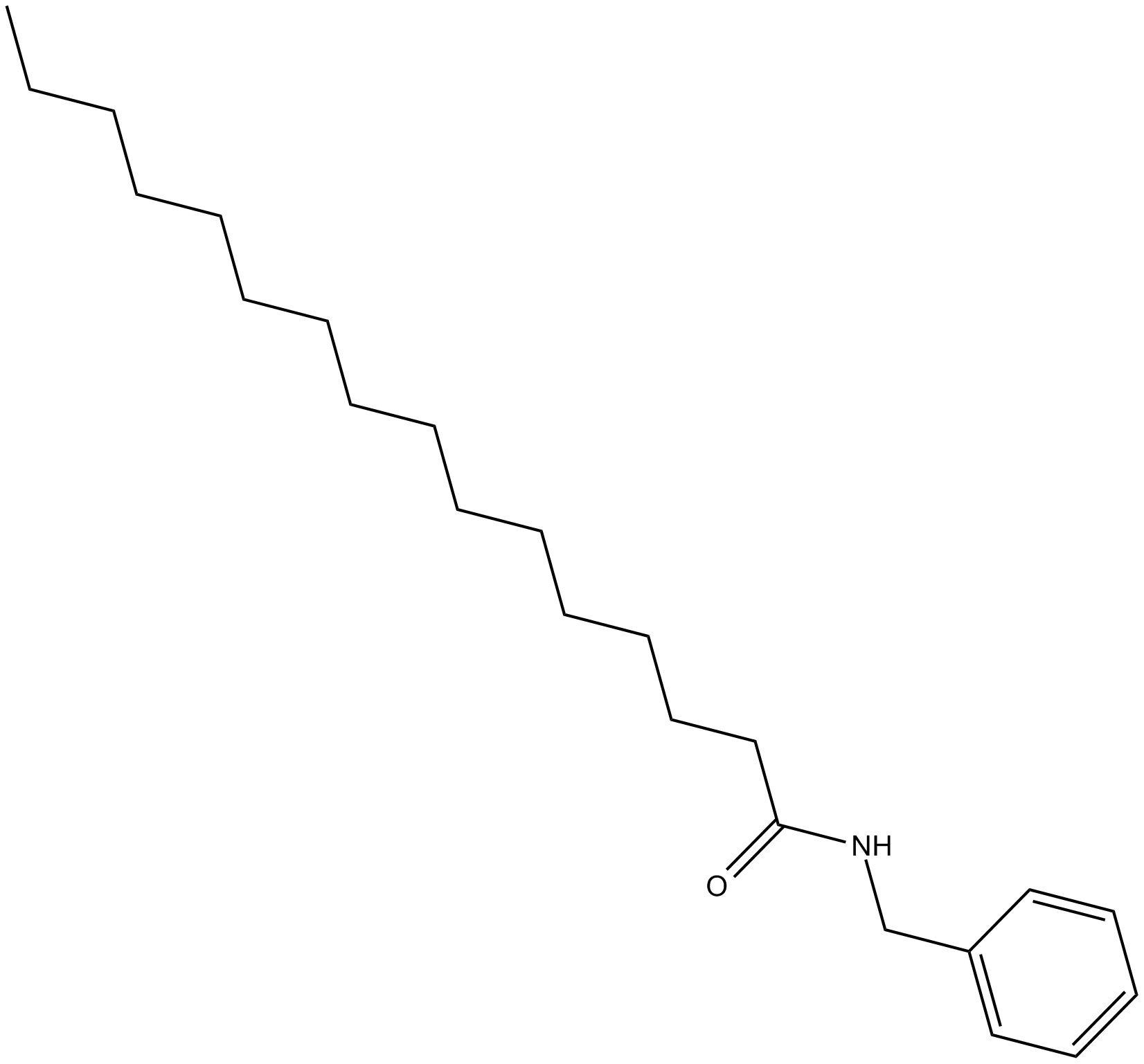 N-Benzylpalmitamide  Chemical Structure