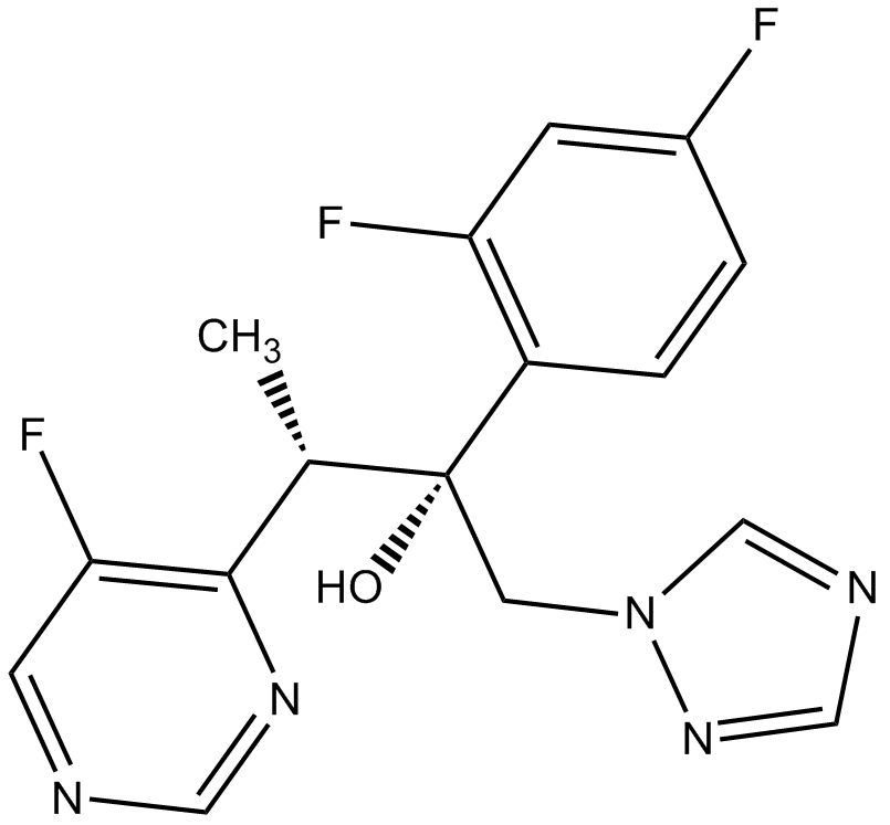 Voriconazole  Chemical Structure