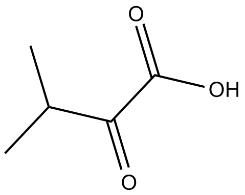 Ketoisovaleric acid Chemical Structure