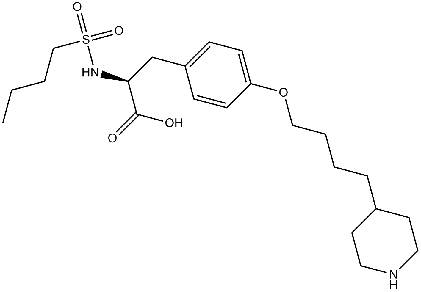 Tirofiban  Chemical Structure