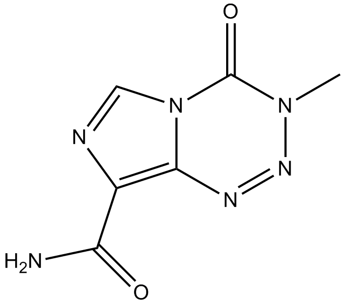 Temozolomide  Chemical Structure