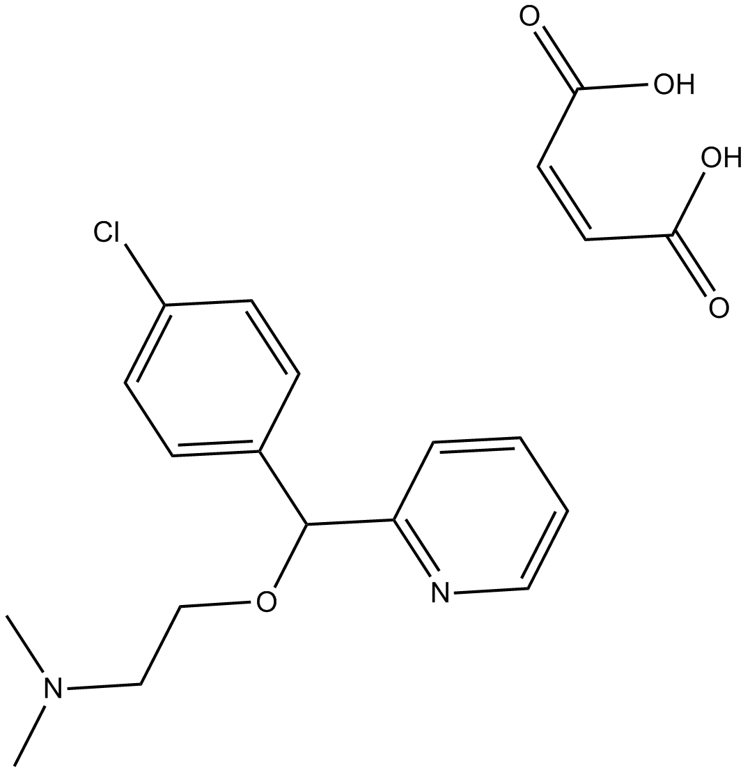 CarbinoxaMine Maleate  Chemical Structure