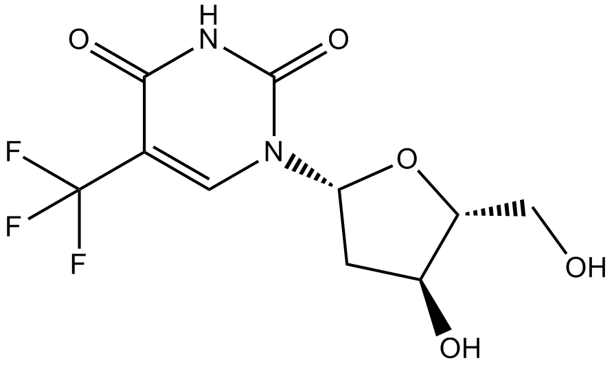 Triflurdine (Viroptic)  Chemical Structure