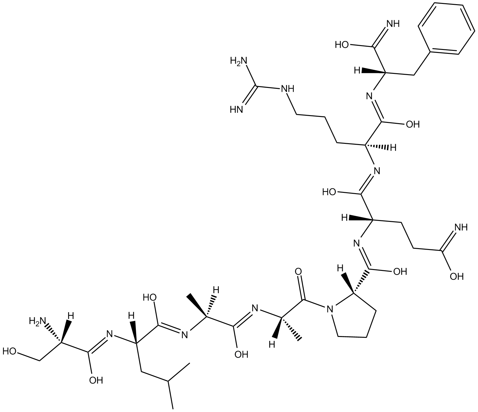 Neuropeptide SF (mouse, rat)  Chemical Structure