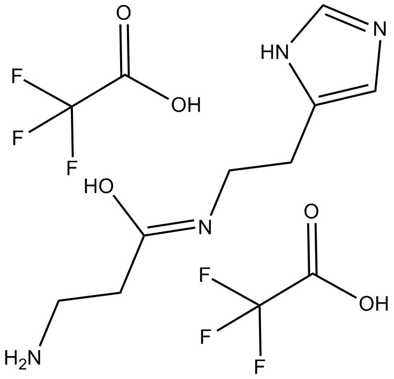 Carcinine ditrifluoroacetate  Chemical Structure