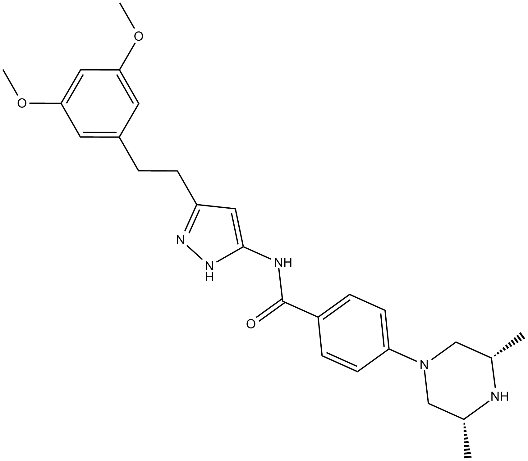 AZD4547  Chemical Structure