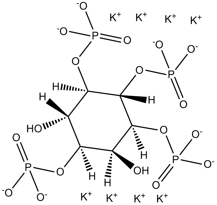 D-myo-Inositol-1,3,4,5-tetrakisphosphate, octapotassium salt  Chemical Structure