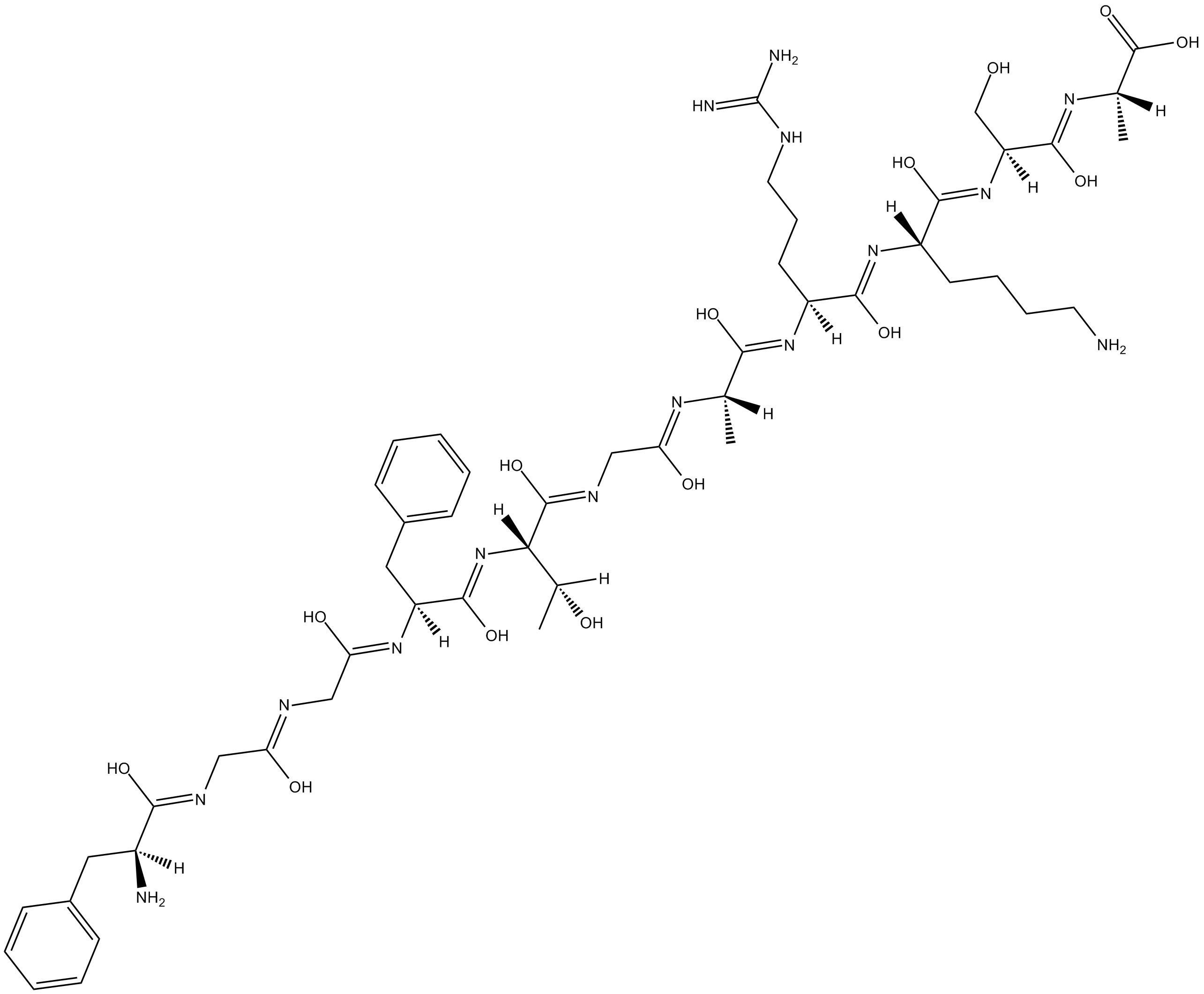 Orphanin FQ (1-11) Chemical Structure