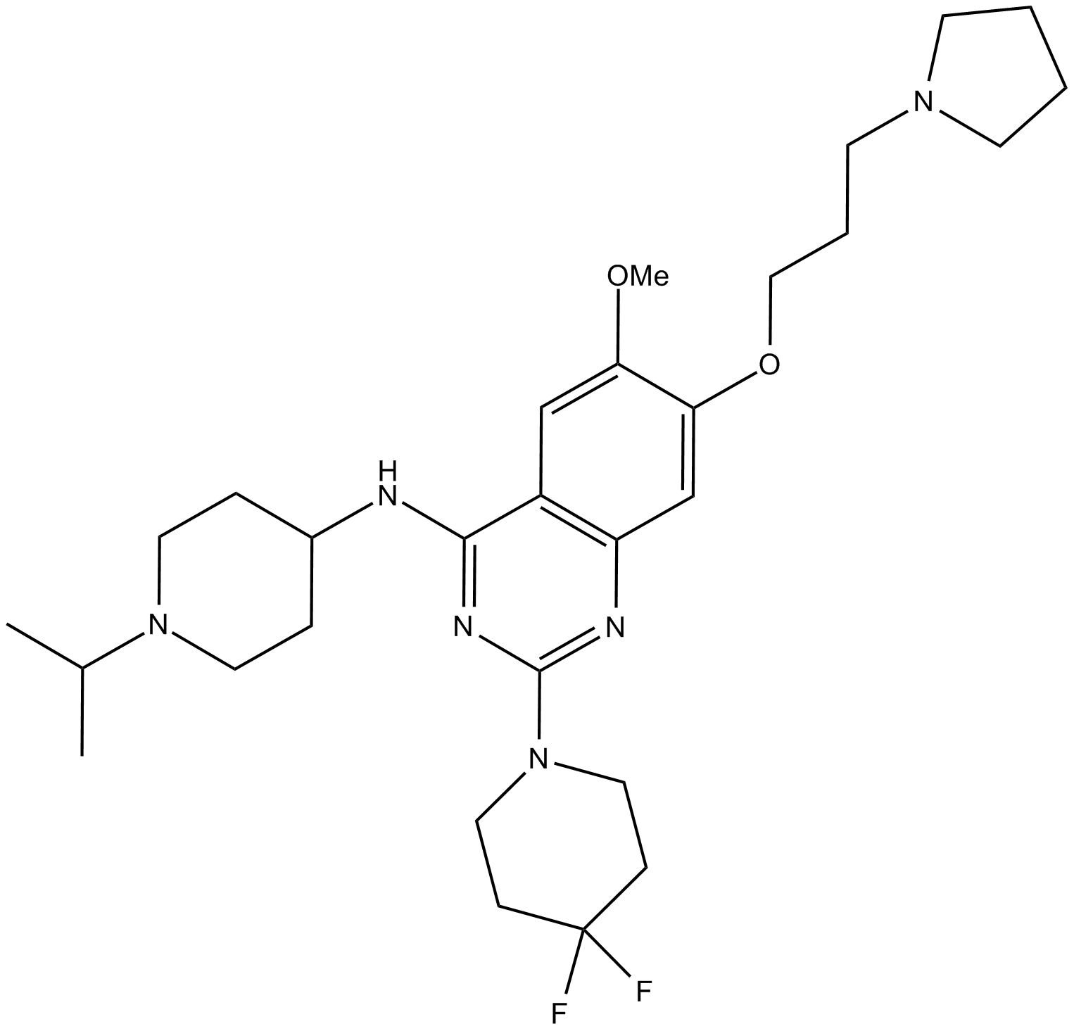 UNC 0642  Chemical Structure
