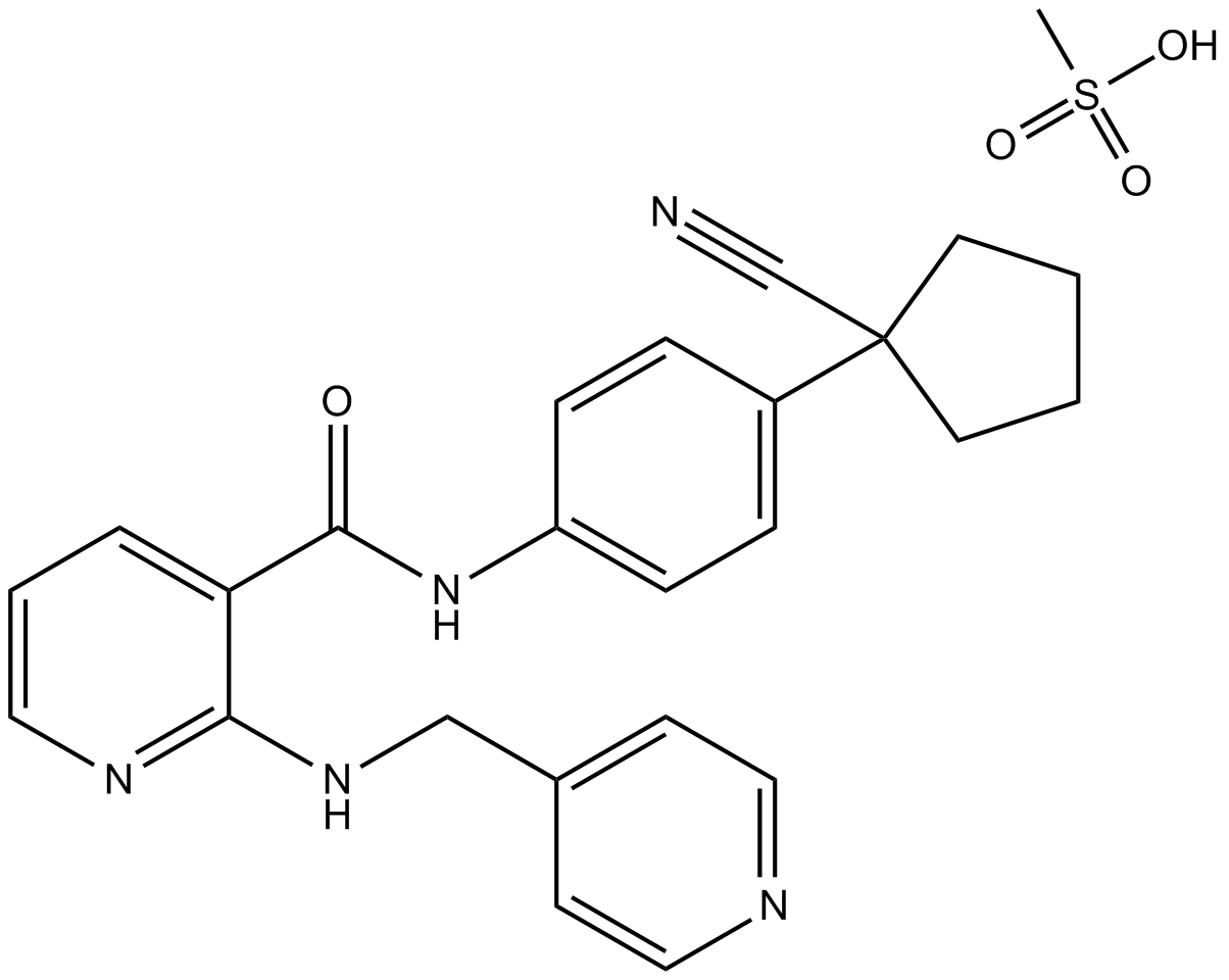 Apatinib Mesylate  Chemical Structure