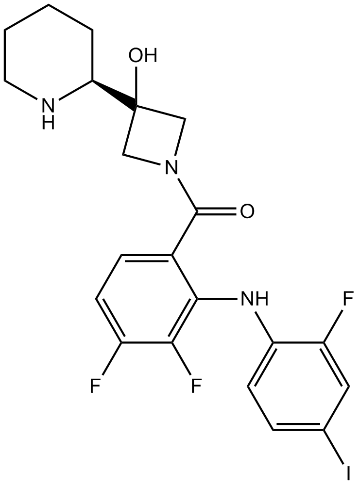 Cobimetinib (R-enantiomer)  Chemical Structure