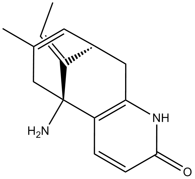 (-)-Huperzine A  Chemical Structure
