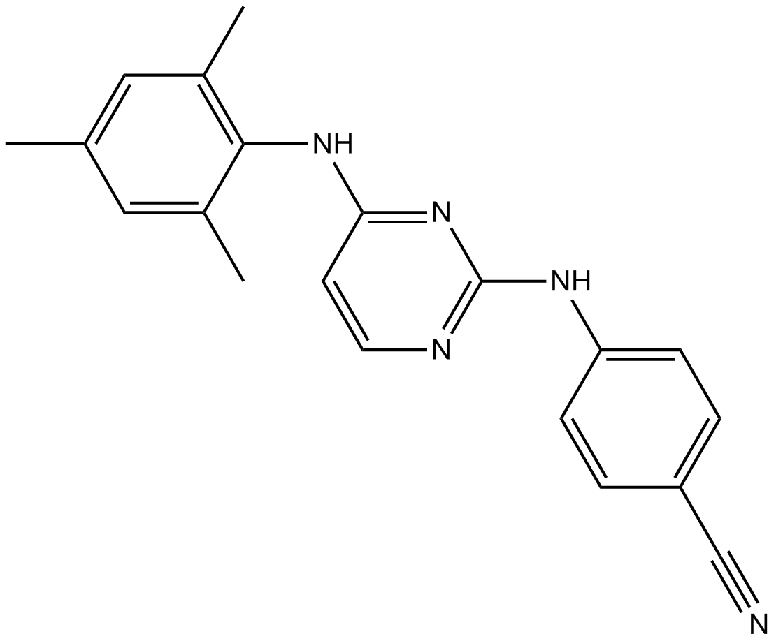 Dapivirine (TMC120)  Chemical Structure