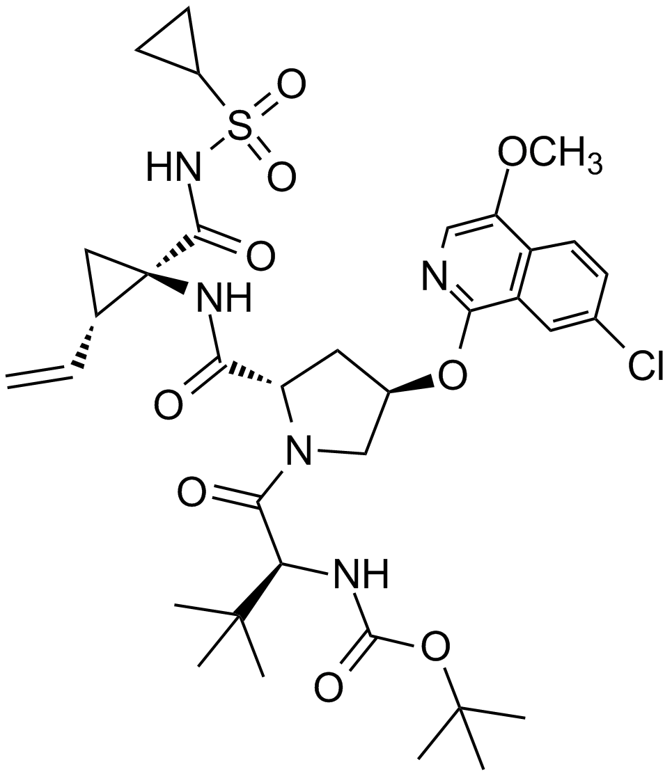 Asunaprevir (BMS-650032)  Chemical Structure